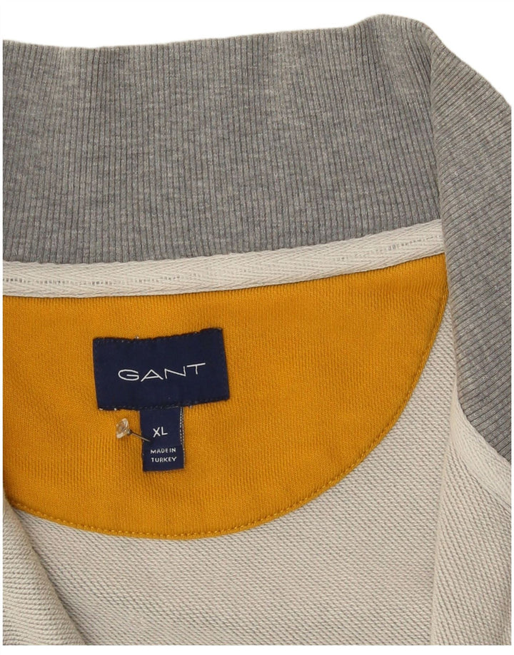 Gant Chaqueta de chándal gráfica para mujer UK 40 XL Gris