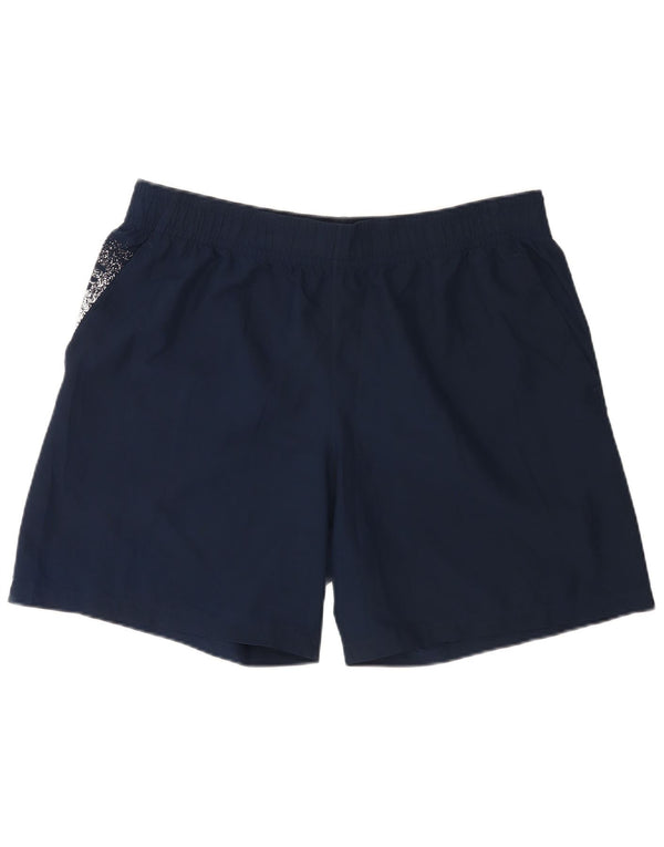 Under Armour Pantalones cortos deportivos de ajuste holgado con gráficos para hombre XL W38 L8 Azul marino Deportes