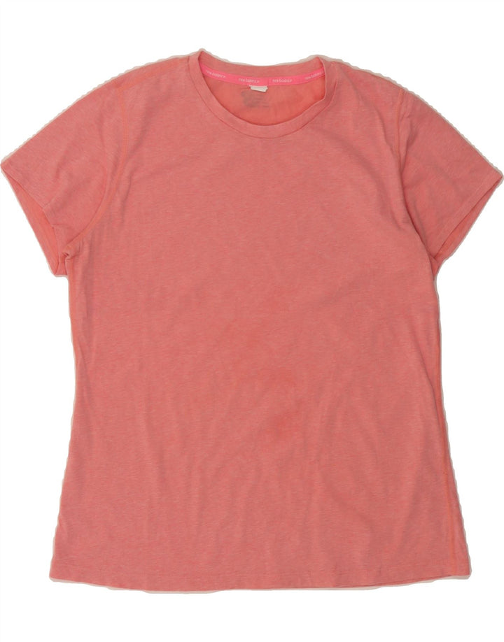 NEW BALANCE Womens T-Shirt Top UK 14 Medium Pink Vintage New Balance and Second-Hand New Balance from Messina Hembry 