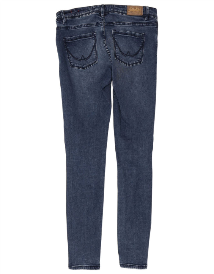 SUPERDRY Vaqueros ajustados Alexia Jegging para mujer W30 L32 Algodón azul