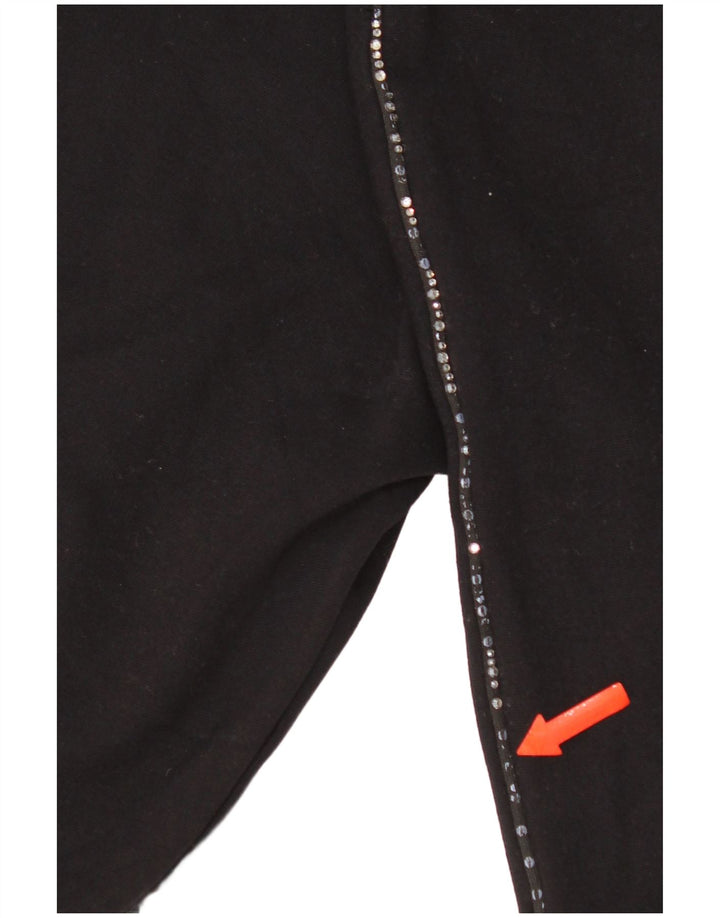 Marks & Spencer Leggings cortos para mujer UK 8 Small Viscosa negra
