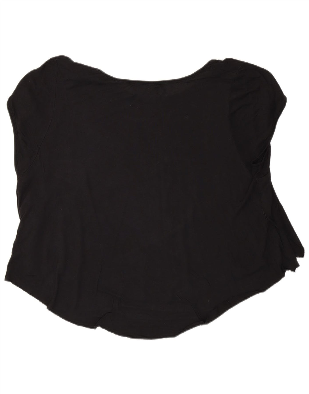 Diesel Camiseta gráfica para mujer Top UK 46 Large Viscosa negra