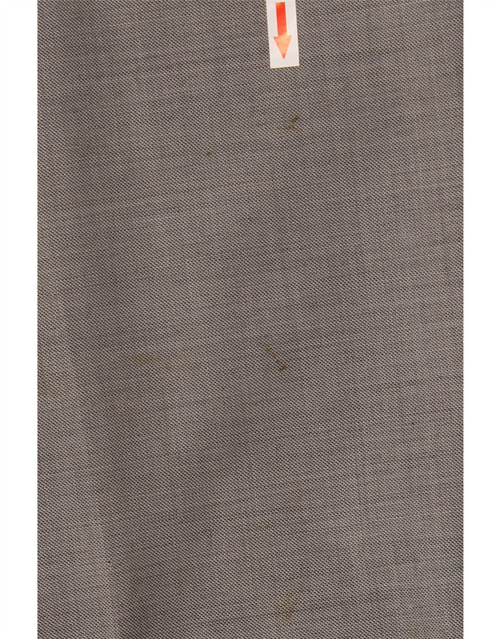 Marks & Spencer Pantalón de traje cónico para hombre W44 L31 Lana gris