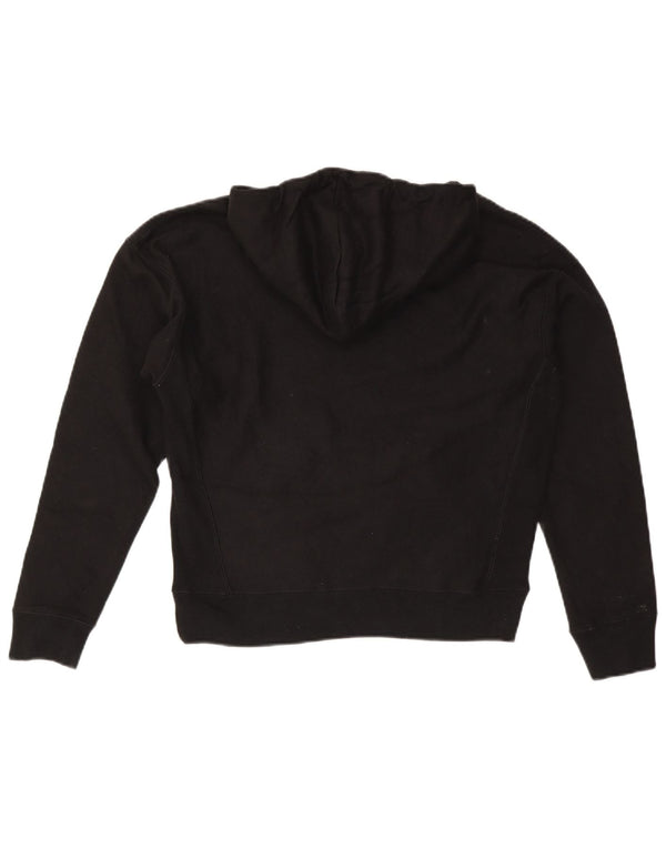 Champion Sudadera con capucha para mujer UK 14 Medium Black Cotton