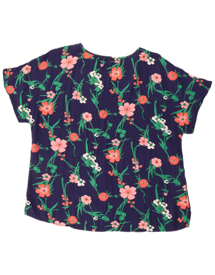 Gant Blusa para mujer Top UK 46 Large Azul marino Floral