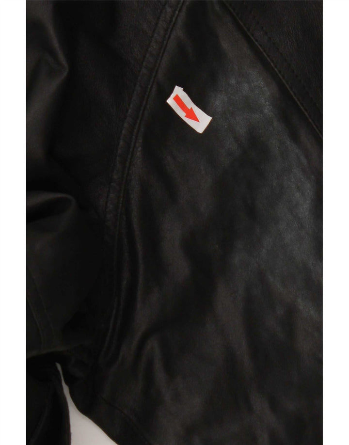 Maze Chaqueta de cuero para hombre IT 50 Cuero negro grande