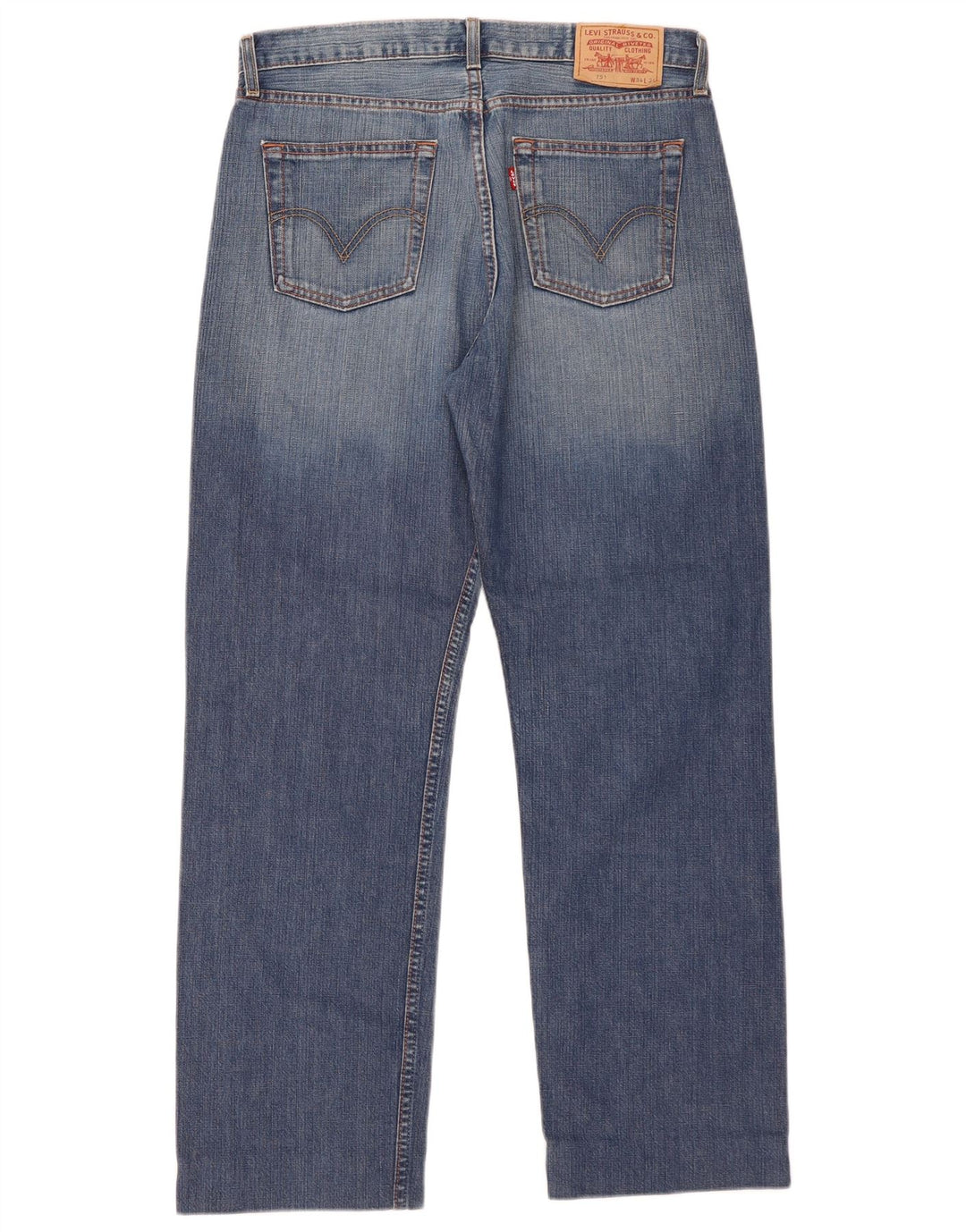 Levi's Jeans rectos 751 para hombre W34 L30 Algodón azul