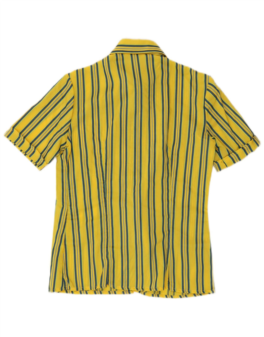 Belmonte Blusa Camisera Manga Corta Mujer IT 44 Mediano Amarillo Rayas
