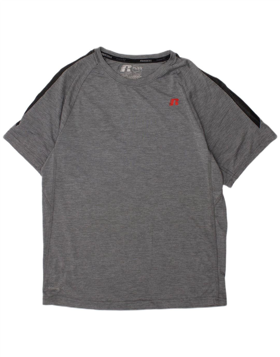 RUSSELL ATHLETIC Camiseta Dri-Power para niño 14-15 años XL Gris