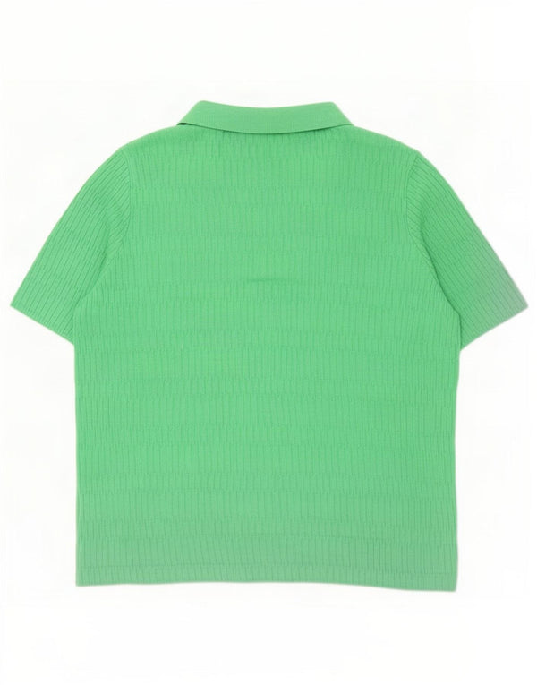 Marks & Spencer Polo para mujer UK 46 Viscosa verde grande