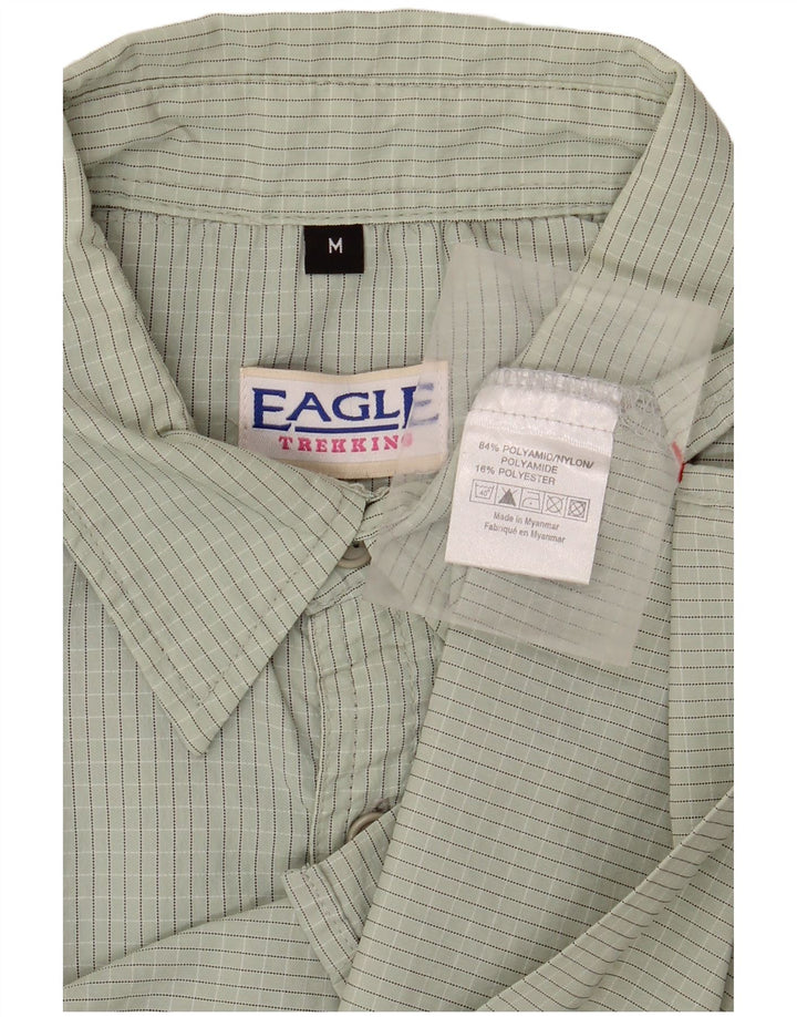 Camisa VINTAGE Hombre Poliamida Vichy Verde Medio