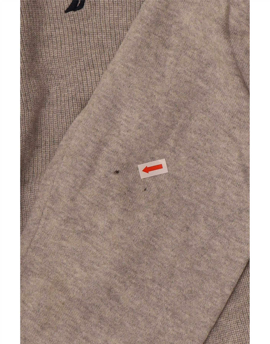 Nautica Jersey con cuello y cremallera para hombre, talla grande, algodón gris