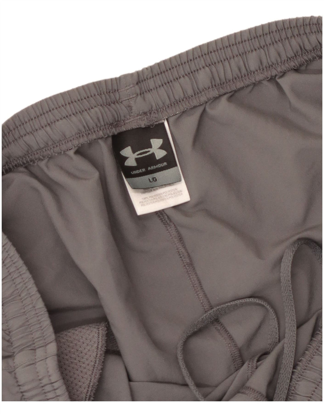 Nike - Pantalones cortos deportivos para hombre, poliéster gris grande