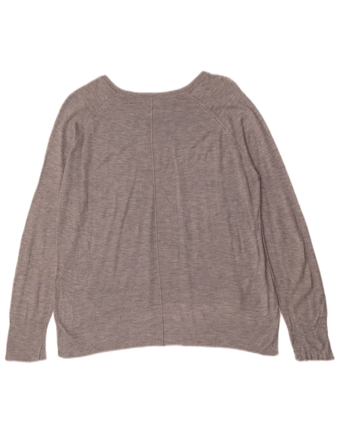 Zara - Jersey con cuello barco para mujer, talla 40, color gris medio