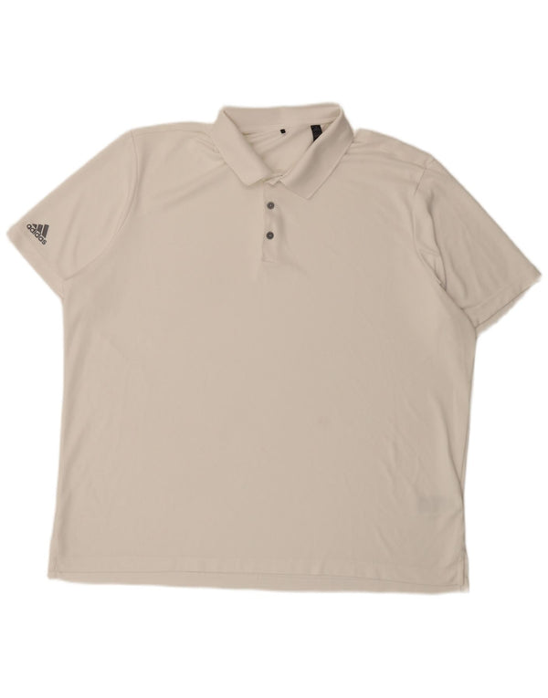 Polo Adidas Hombre 2XL Poliéster Blanco