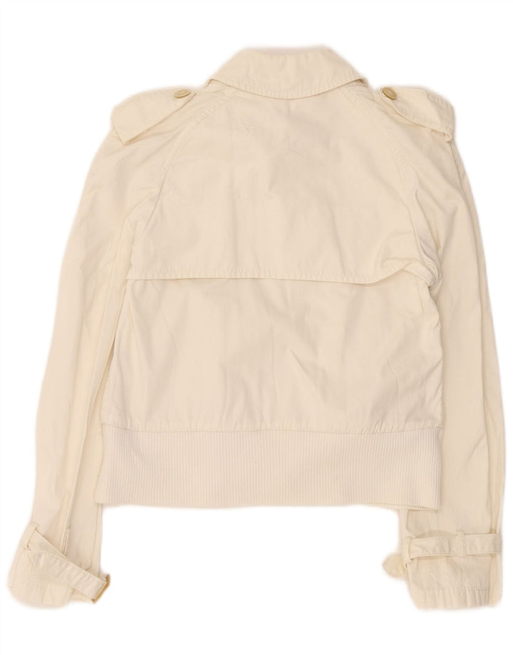Chaqueta militar corta para mujer Red Valentino IT 42 Medium Off White
