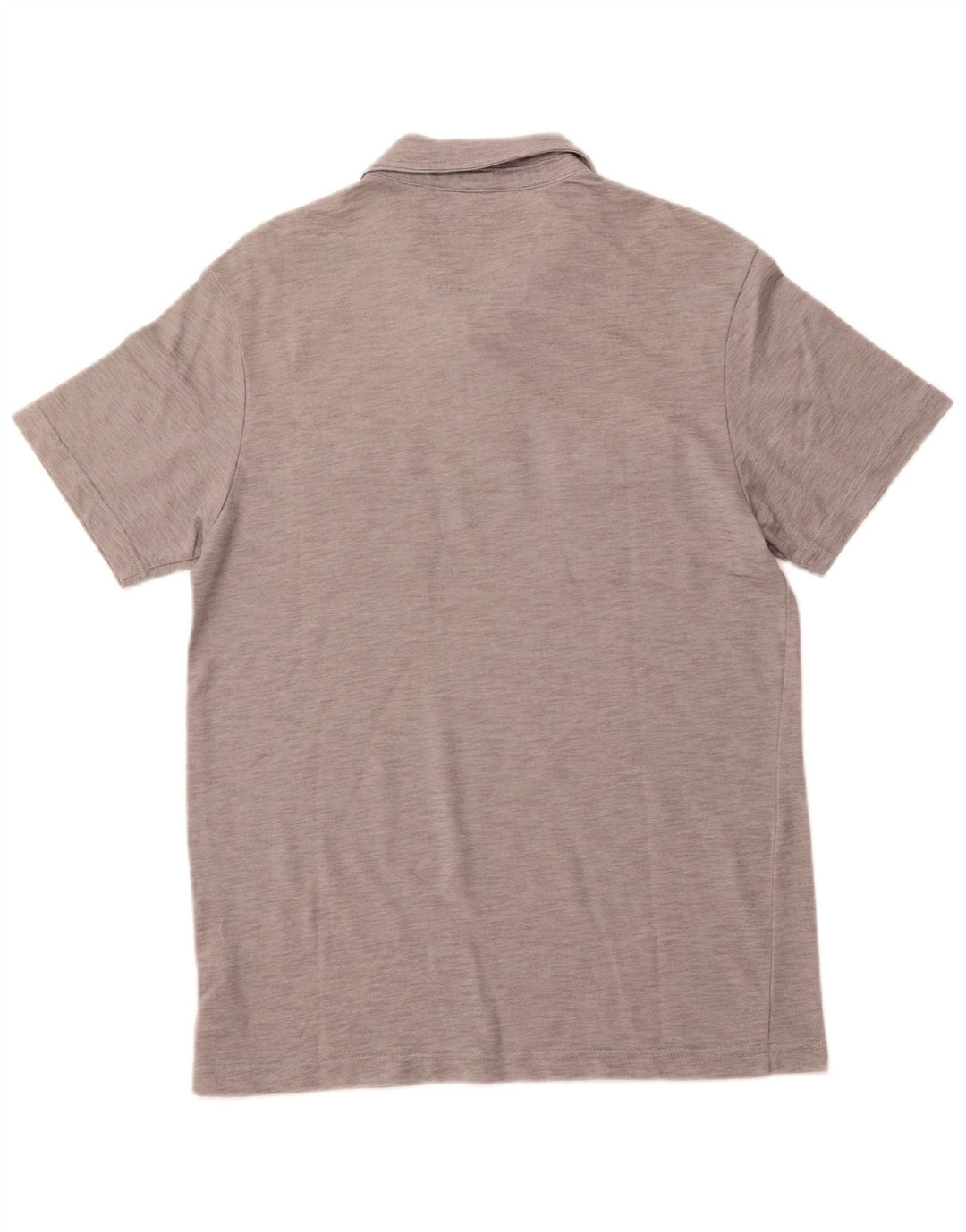 GUESS Polo militar para hombre de algodón a rayas grises grandes