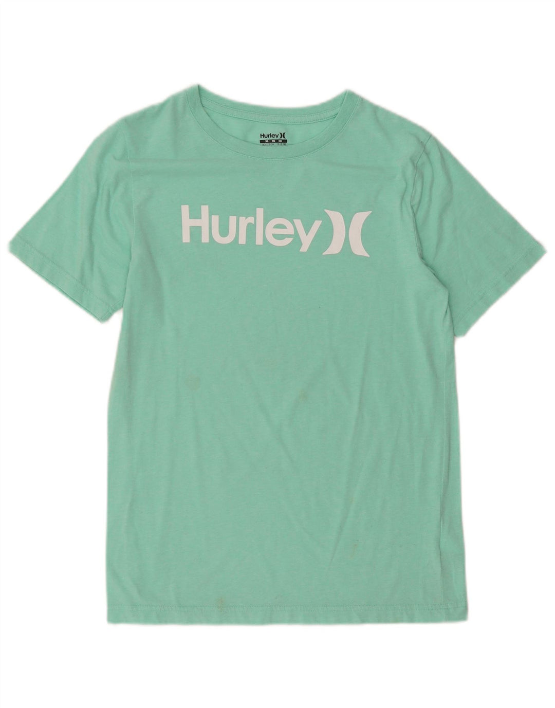 HURLEY Camiseta gráfica para niño Top 13-14 años XL Algodón verde
