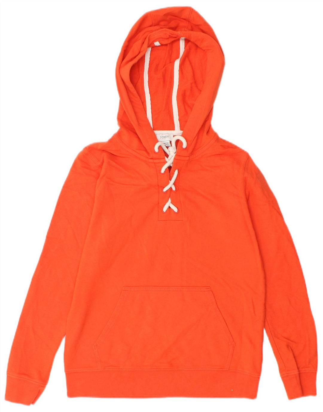 J. CREW Jersey con capucha para mujer UK 2 2XS Naranja Algodón