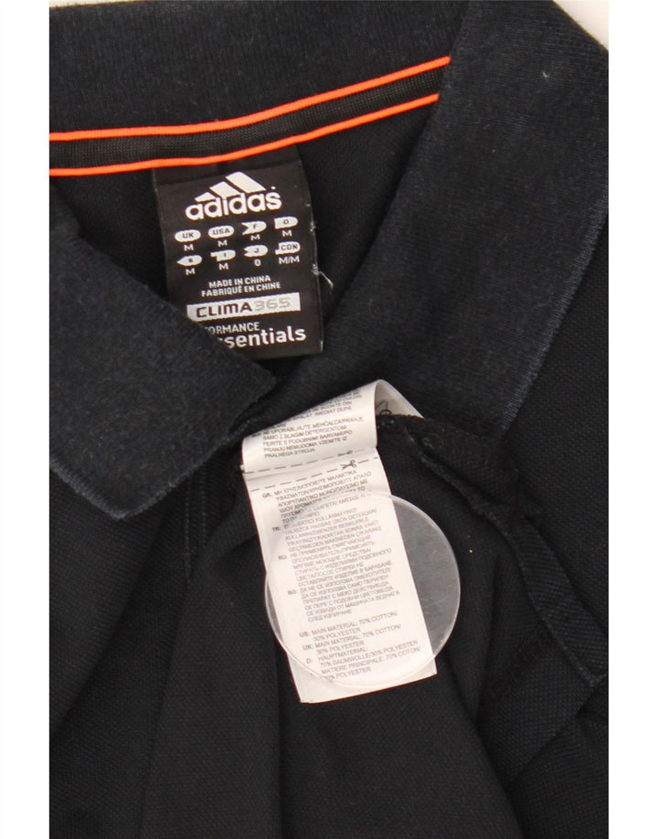 Adidas Mens Clima 365 Polo Camisa Mediana Azul Marino Algodón