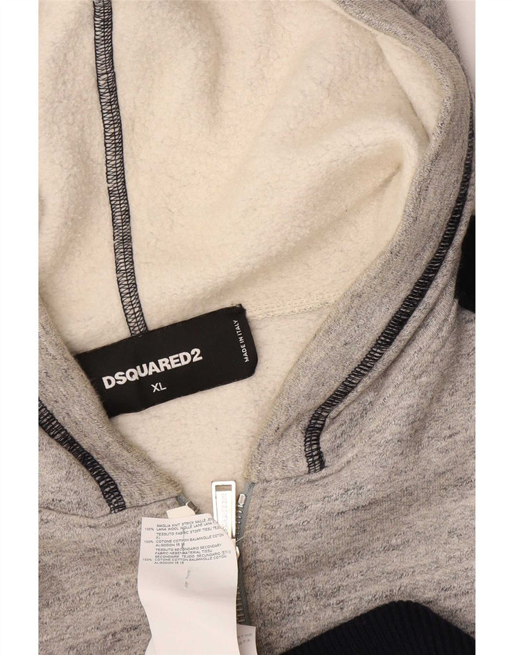 Dsquared2 Mujer UK 40 XL Algodón color block gris