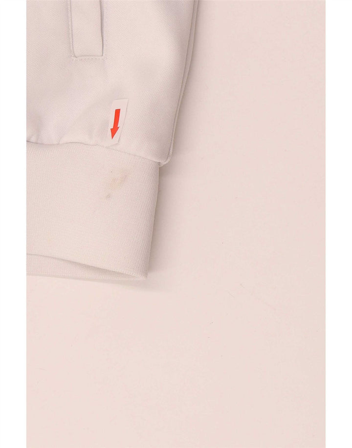 Ellesse Mens Chándal Top Chaqueta Pequeña Blanco Poliéster Deportes