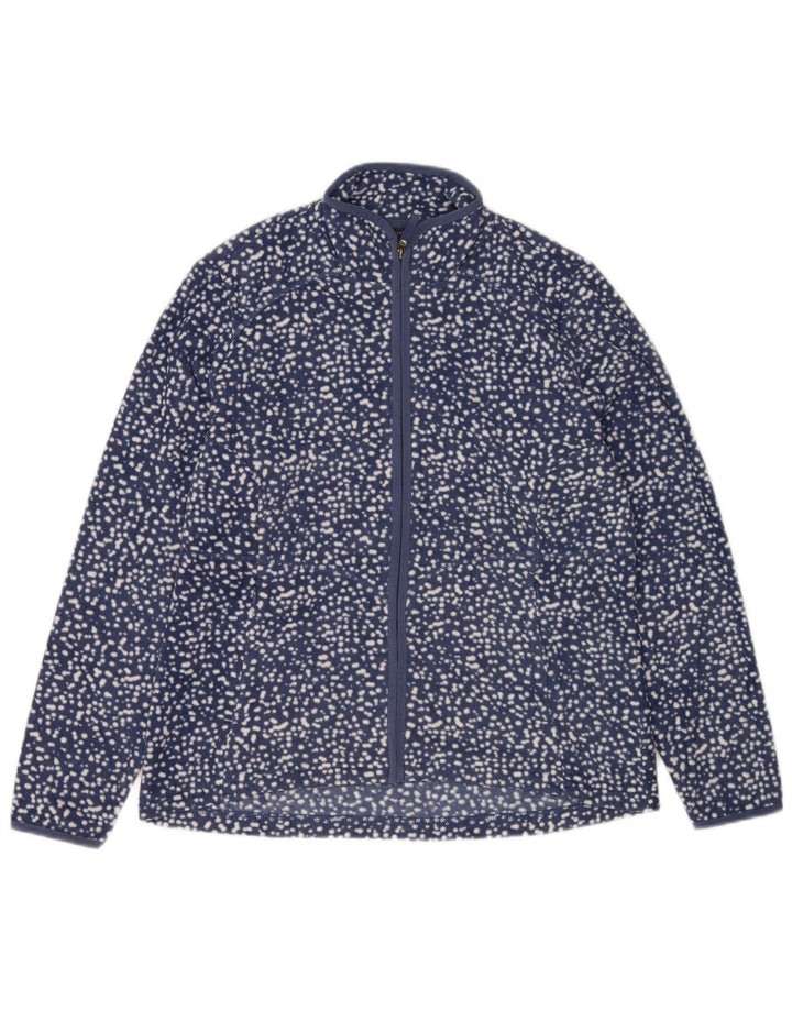 Marks & Spencer Chaqueta polar para mujer UK 46 Grande Azul marino manchado
