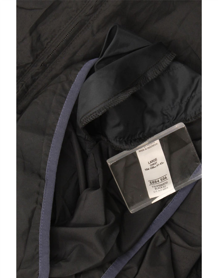 Marks & Spencer Chaqueta impermeable tipo jersey para hombre Reino Unido 40 Grande Poliéster negro