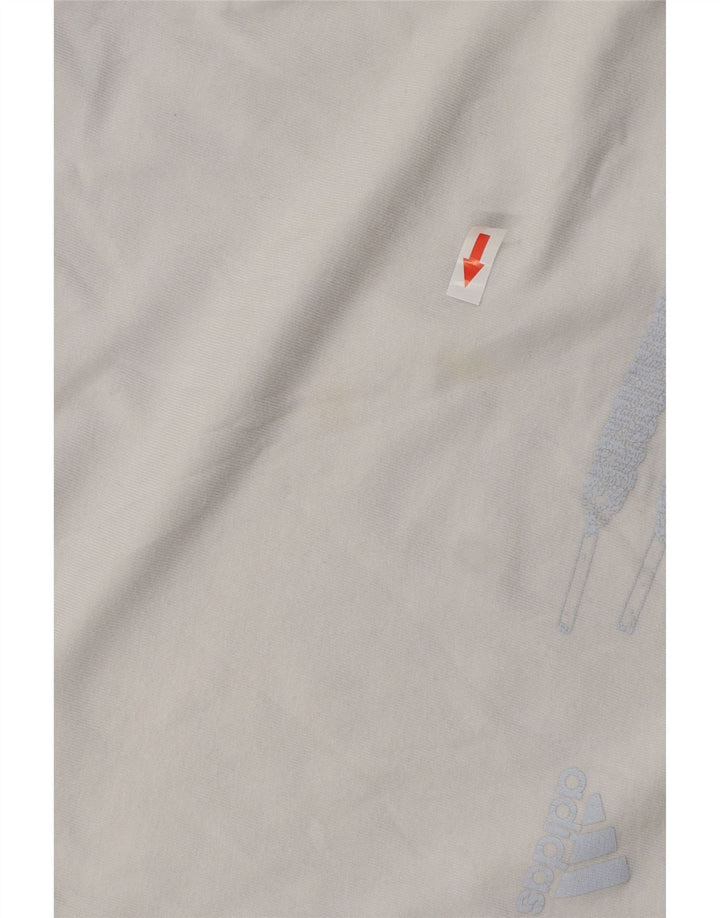 Adidas - Camiseta para hombre, talla grande, algodón azul