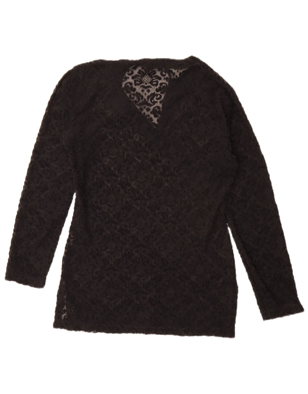 Kookai Top transparente de gran tamaño para mujer US 2 XS Negro Floral