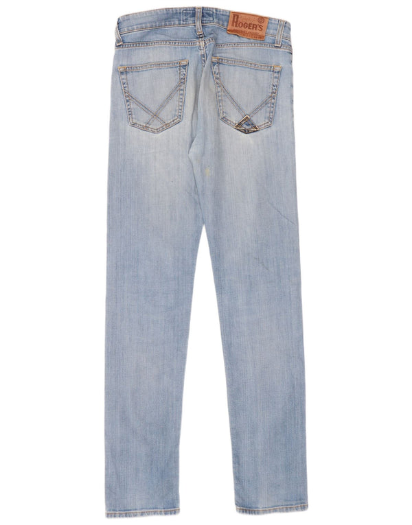 Roy Rogers Jeans ajustados desgastados para hombre W29 L32 Algodón azul