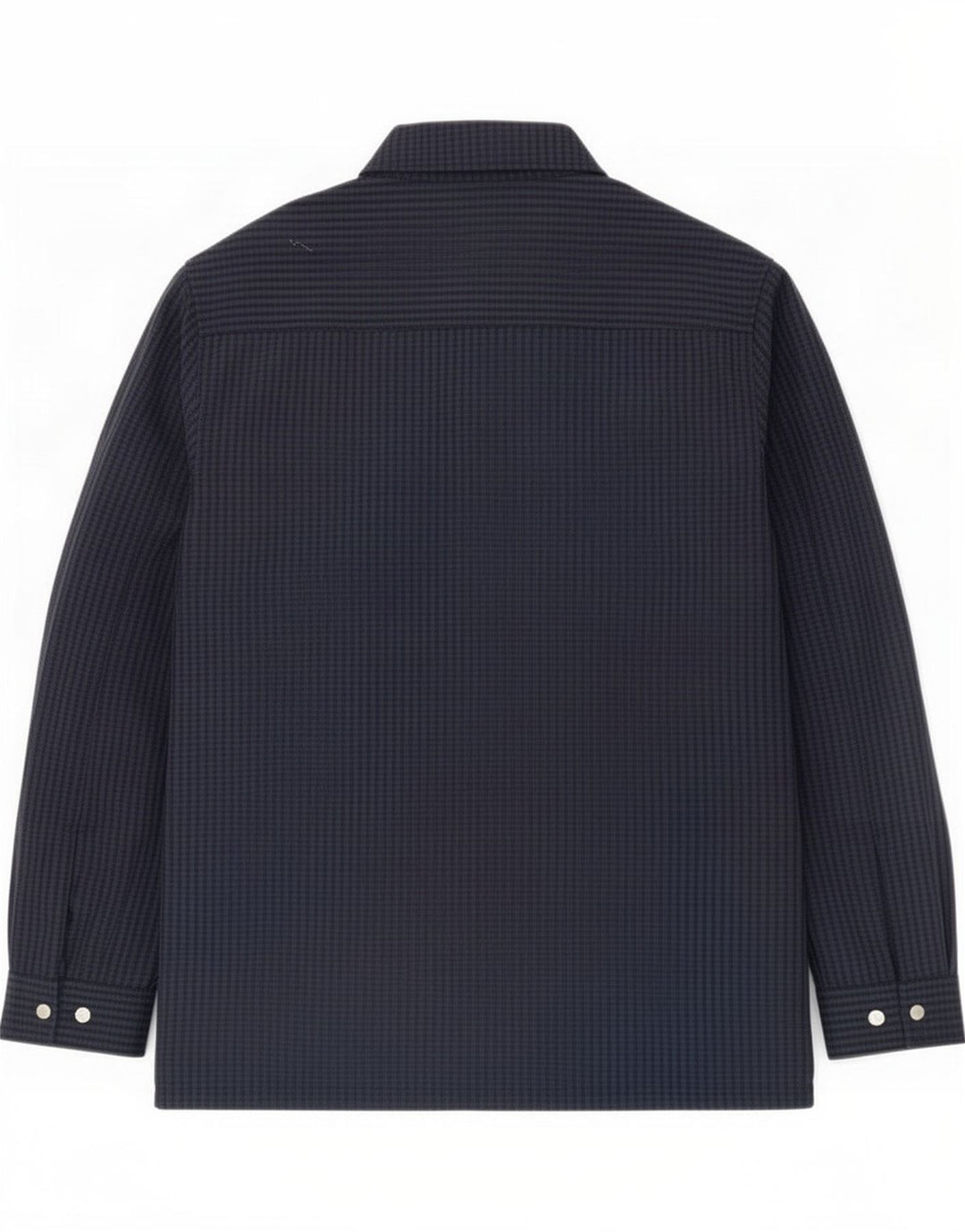 Chaqueta bomber relajada para hombre Cos UK 38 Lana a cuadros azul marino mediana