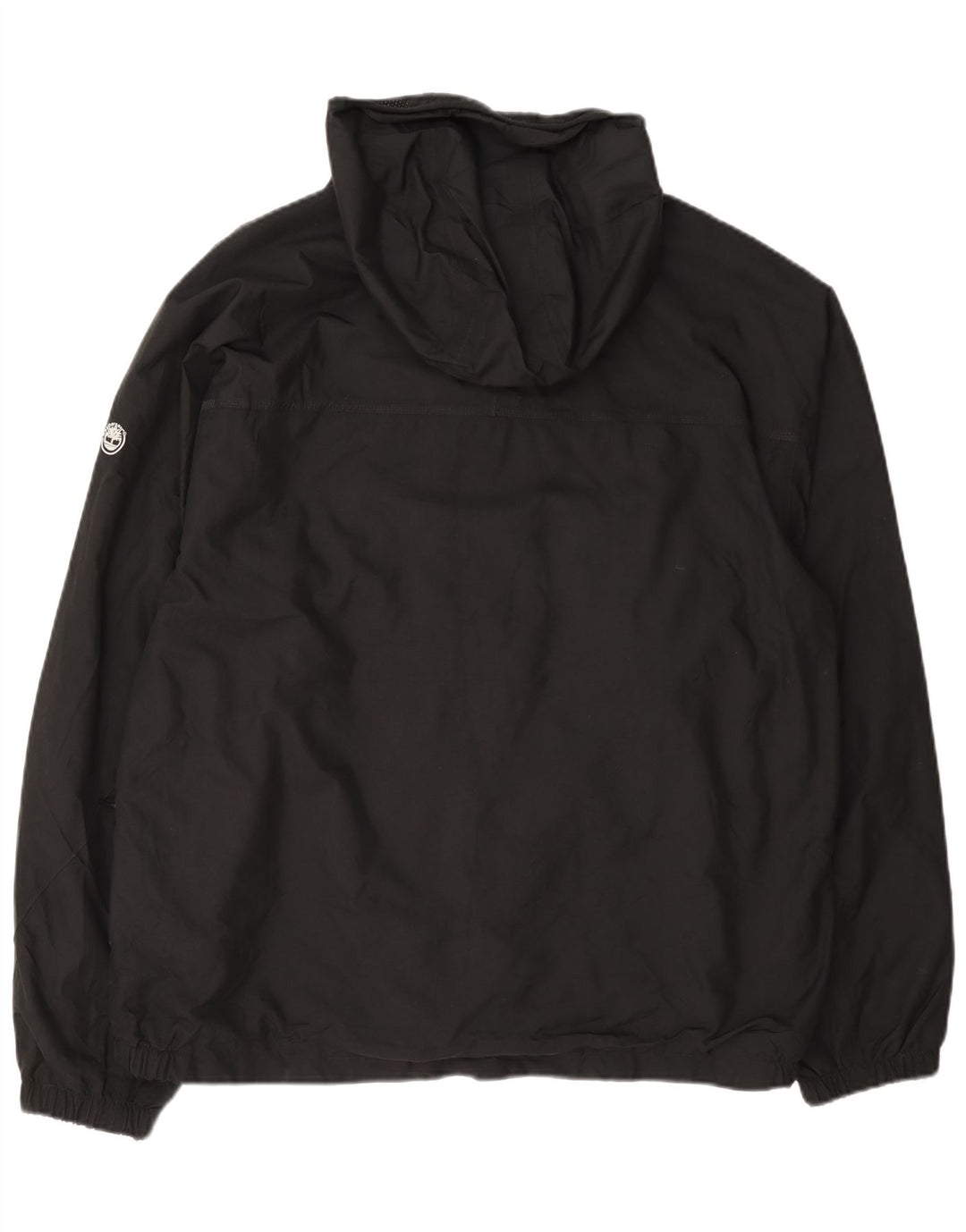 Timberland Chaqueta impermeable con capucha para hombre UK 40 Large Black Nylon