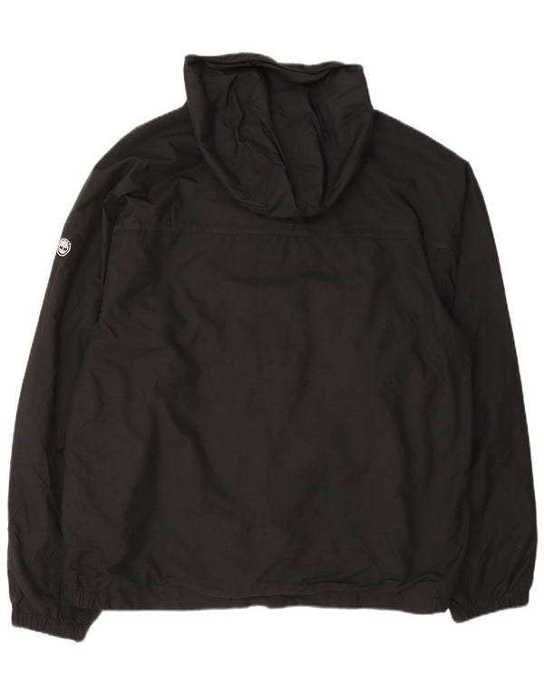 Timberland Chaqueta impermeable con capucha para hombre UK 40 Large Black Nylon