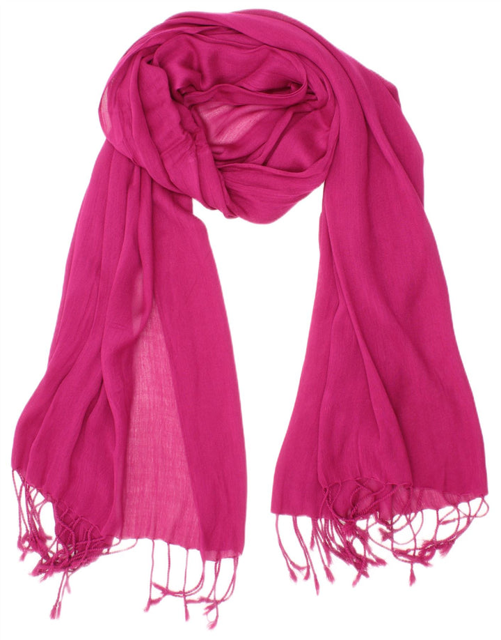 Laura Ashley Bufanda Rectángulo para Mujer Talla única Viscosa Rosa