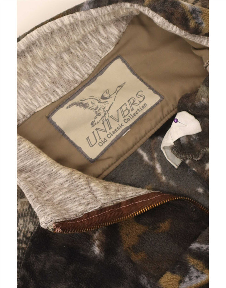 Univers Chaqueta polar para hombre ES 42 XL Poliéster de camuflaje multicolor