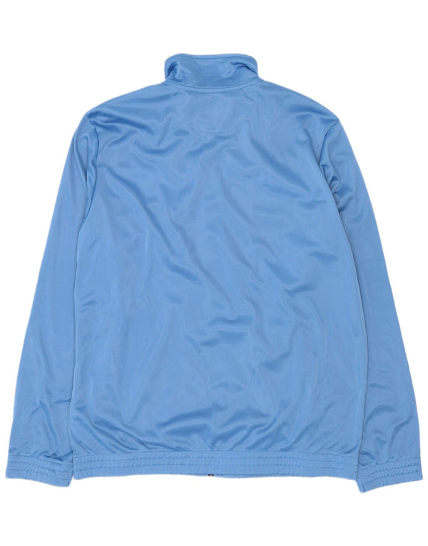 Lotto Mens Tracksuit Top Jacket XL Blue Colourblock Polyester