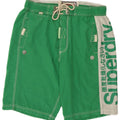 Superdry Bañador con estampado gráfico XL para hombre, poliéster color block verde
