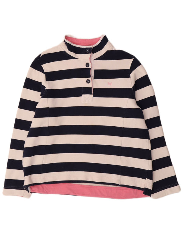 Crew Clothing - Sudadera para mujer, talla 40, XL, color azul marino a rayas