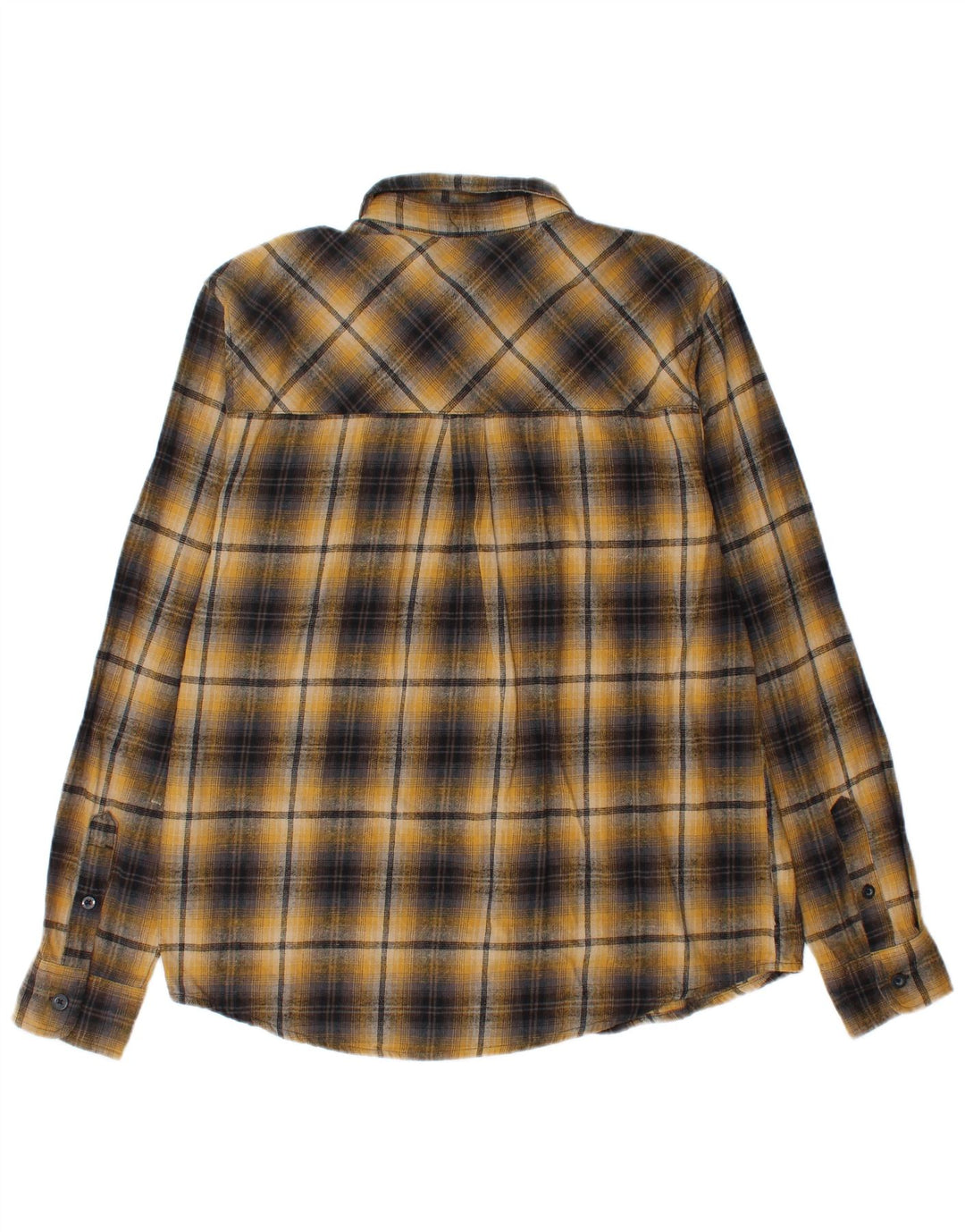 Camisa de franela para hombre de Mountain Warehouse Algodón a cuadros amarillos grandes