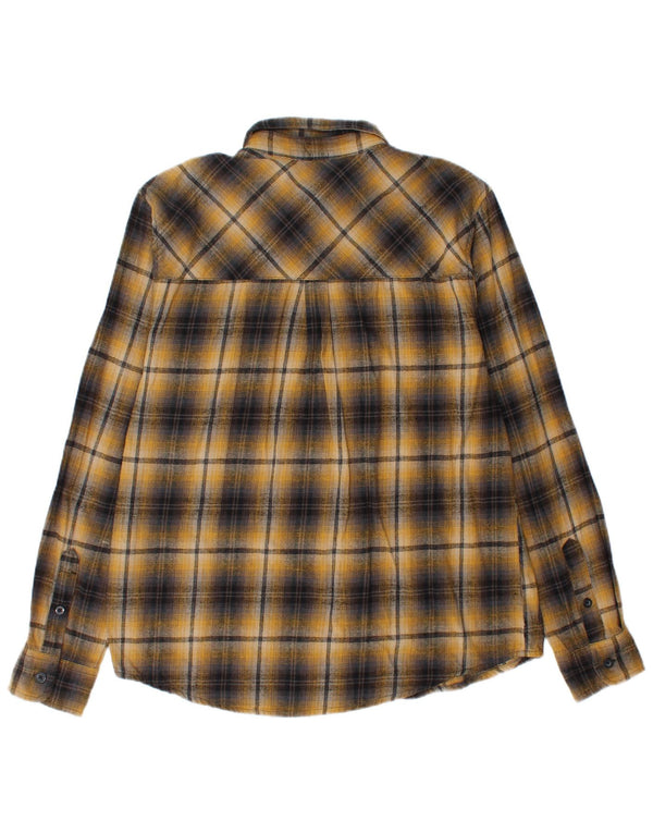 Camisa de franela para hombre de Mountain Warehouse Algodón a cuadros amarillos grandes