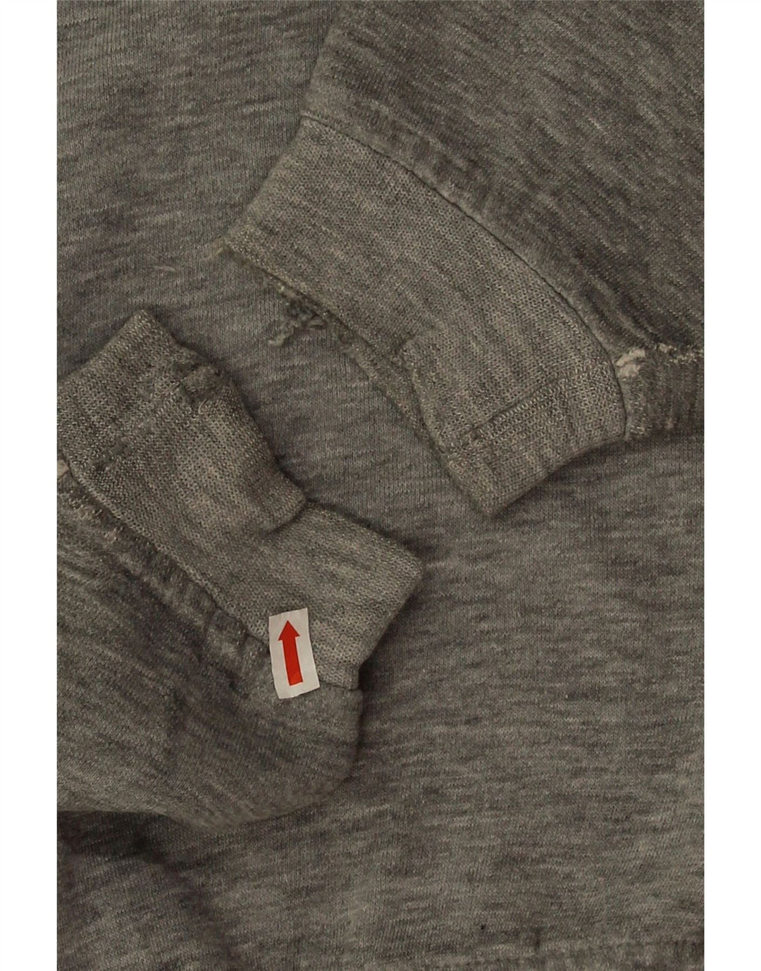Vintage hombres sudadera jumper grande gris
