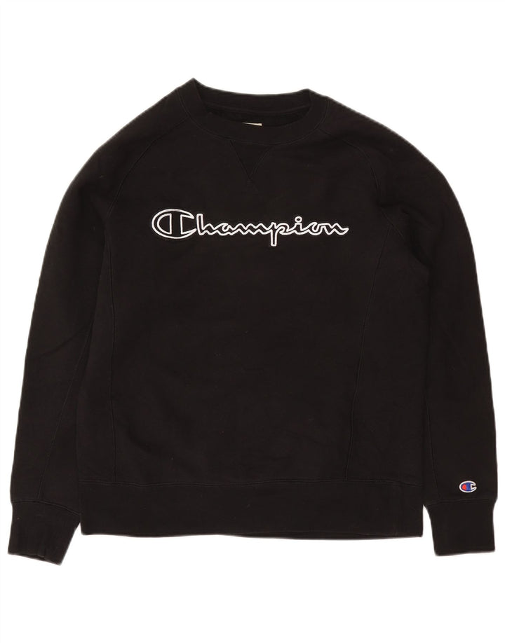 Champion Petit Graphic Sudadera Jumper Pequeño Algodón Negro Hombre