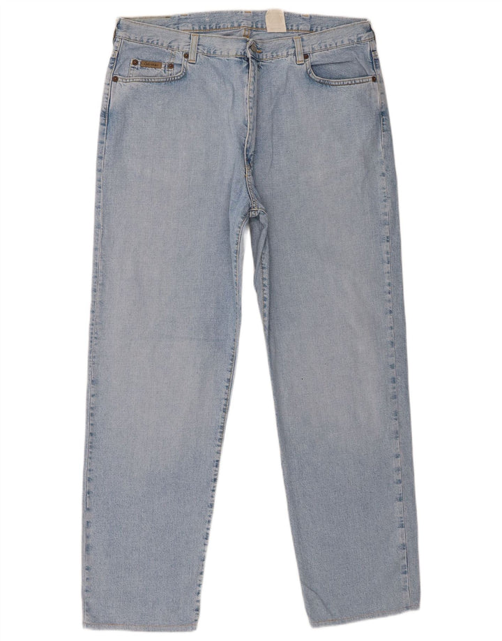 Calvin Klein Jeans rectos para hombre W38 L29 Algodón azul