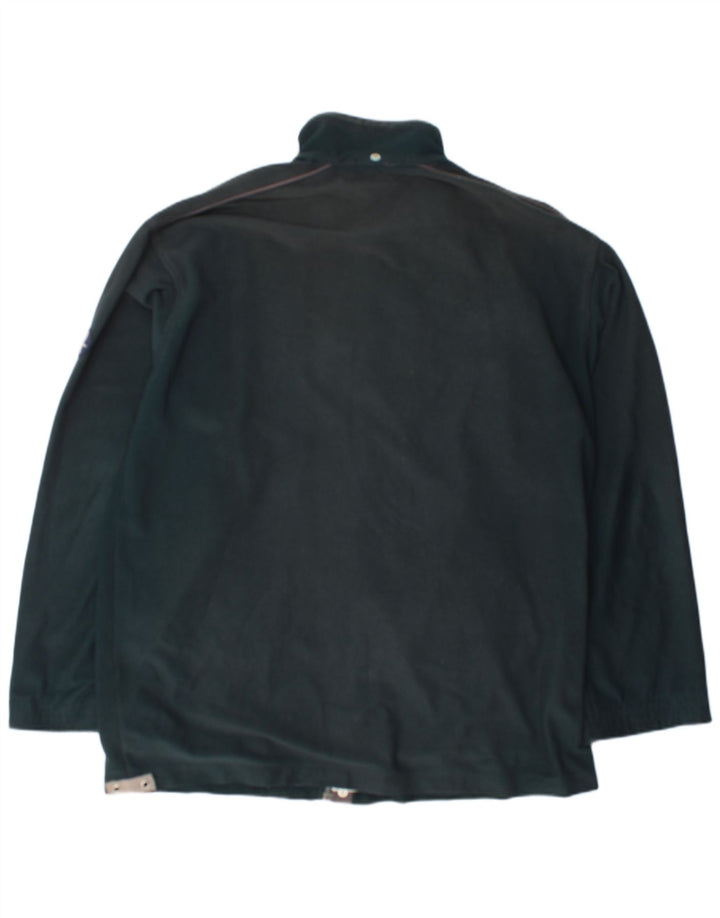 Diadora Chaqueta de chándal para hombre ES 46 2XL Verde Poliéster
