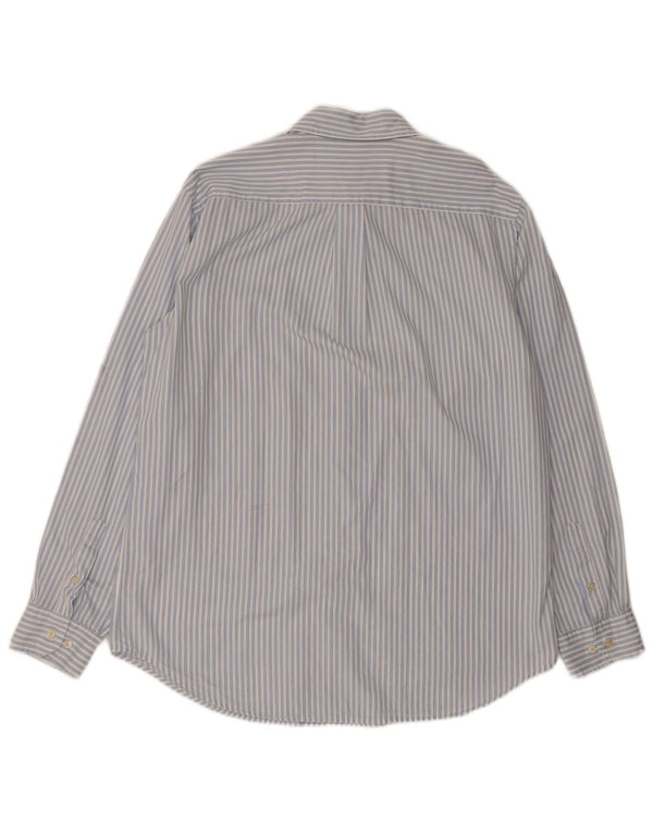 Camisa Ellesse Hombre XL Algodón Rayas Azul