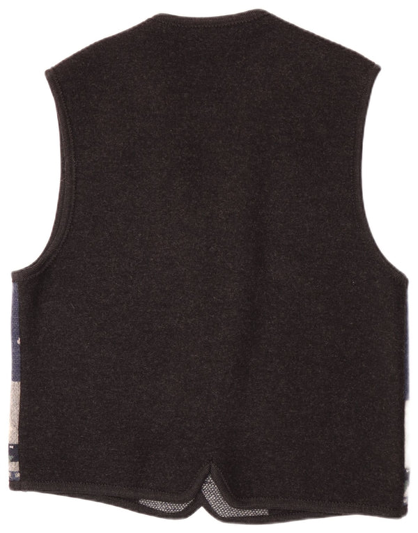 Giesswein Suéter tipo cárdigan sin mangas para hombre EU 58 2XL Azul marino Fair Isle