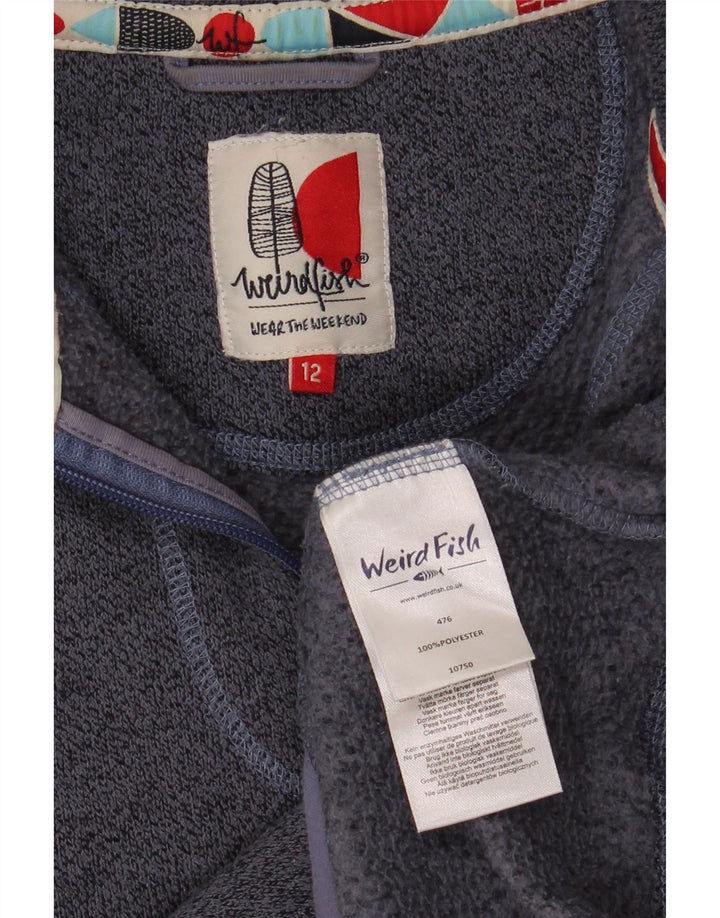 Weird Fish - Chaqueta de chándal para mujer, talla 40, talla mediana, color azul marino