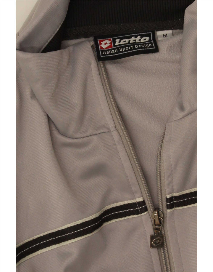 Lotto Hombre Regular Fit Chaqueta De Chándal Con Diseño Color Block Gris Medio