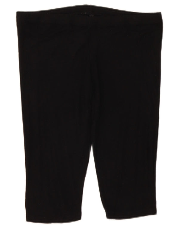 Topshop Leggings Capri para Mujer UK 12 Medium Viscosa Negra